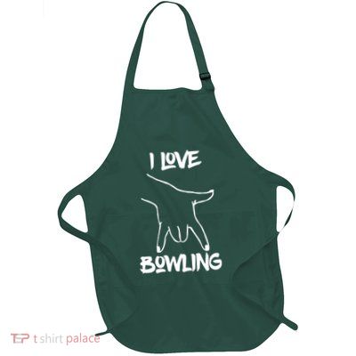 I Love Bowling Apron