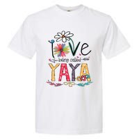 I Love Being Called Yaya Sunflower Mothers Day Garment-Dyed Heavyweight T-Shirt