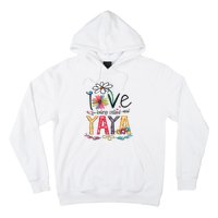 I Love Being Called Yaya Sunflower Mothers Day Hoodie