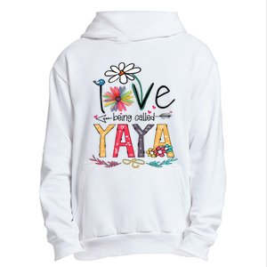 I Love Being Called Yaya Sunflower Mothers Day Urban Pullover Hoodie