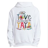 I Love Being Called Yaya Sunflower Mothers Day Urban Pullover Hoodie