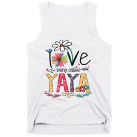 I Love Being Called Yaya Sunflower Mothers Day Tank Top