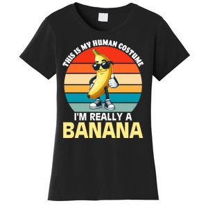 I Love Bananas Gift Halloween Banana Women's T-Shirt