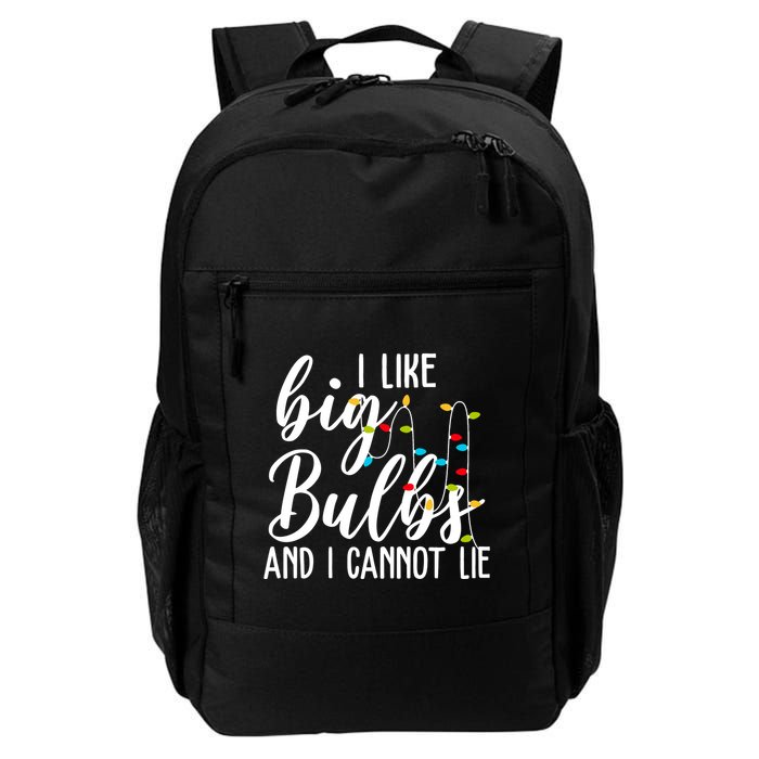 I Like Big Bulbs And I Cannot Lie Funny Christmas Backpack