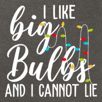 I Like Big Bulbs And I Cannot Lie Funny Christmas Cotton Canvas Backpack