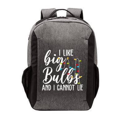 I Like Big Bulbs And I Cannot Lie Funny Christmas Vector Backpack