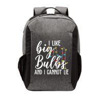 I Like Big Bulbs And I Cannot Lie Funny Christmas Vector Backpack
