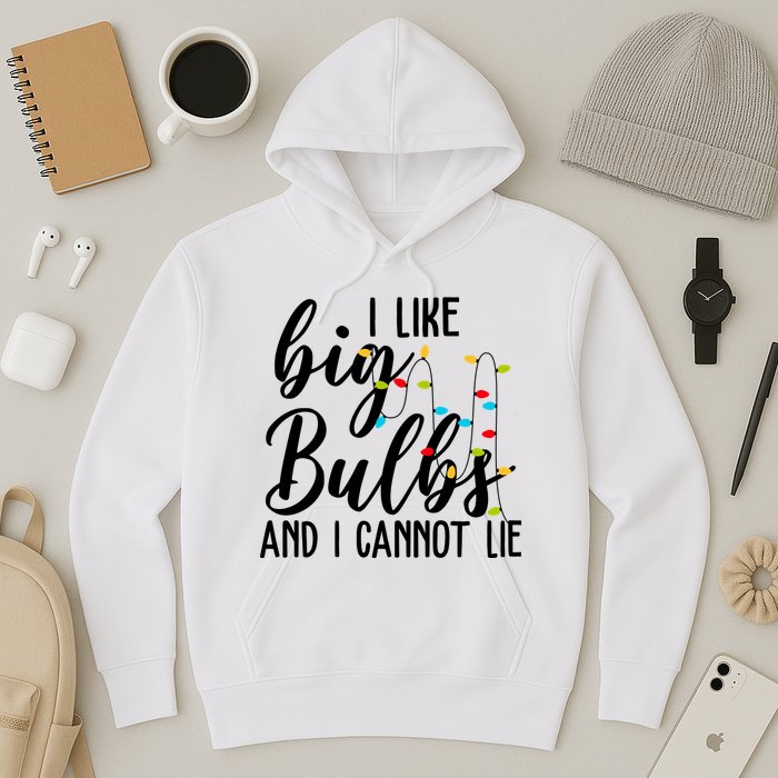 I Like Big Bulbs And I Cannot Lie Funny Christmas Hoodie