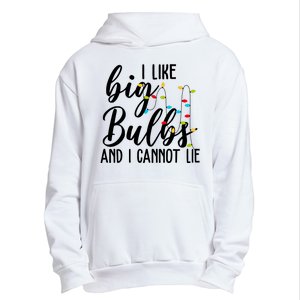 I Like Big Bulbs And I Cannot Lie Funny Christmas Urban Pullover Hoodie