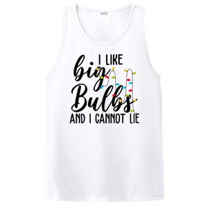 I Like Big Bulbs And I Cannot Lie Funny Christmas PosiCharge Competitor Tank