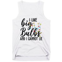I Like Big Bulbs And I Cannot Lie Funny Christmas Tank Top