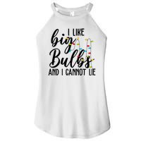 I Like Big Bulbs And I Cannot Lie Funny Christmas Women's Perfect Tri Rocker Tank