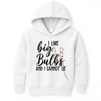 I Like Big Bulbs And I Cannot Lie Funny Christmas Kids Hoodie