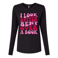 I Look Better Bent Over A Book Womens Cotton Relaxed Long Sleeve T-Shirt