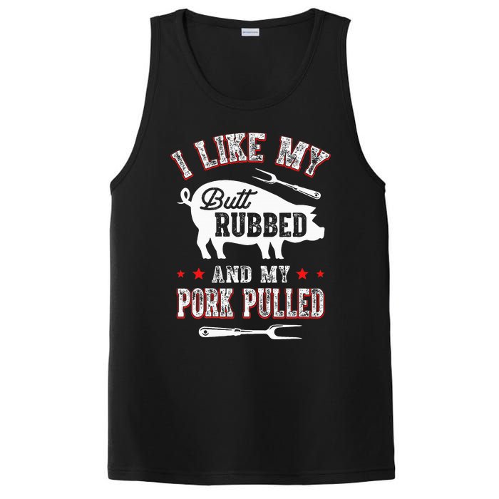 I Like Butt Rubbed & My Pork Pulled PosiCharge Competitor Tank