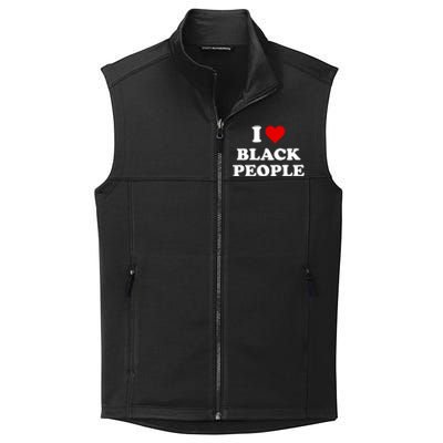 I Love Black People Meaningful Gift Black Pride Tanks Melanin Poppin Gift Collective Smooth Fleece Vest