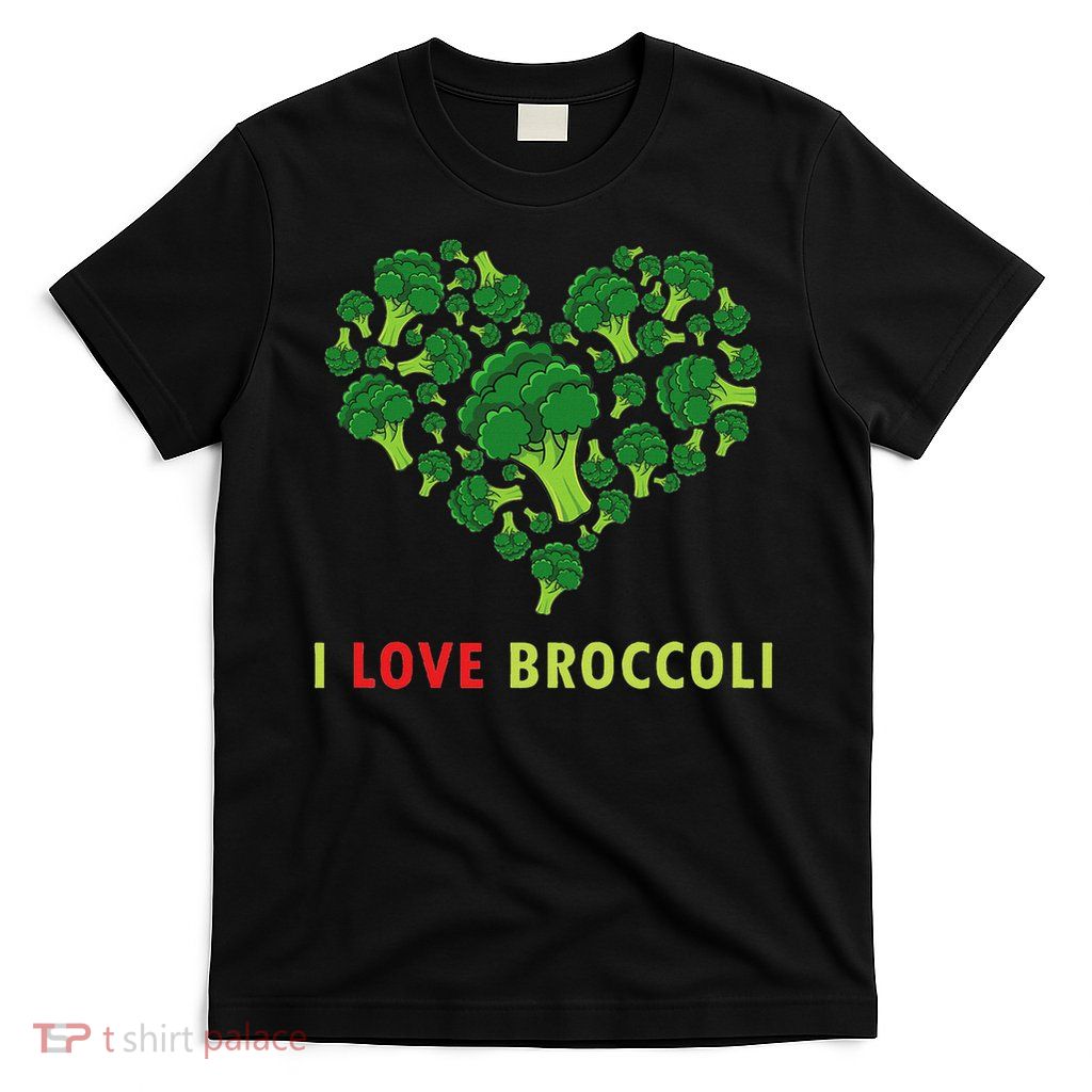 I Love Broccoli Vegetarian Keto T-Shirt