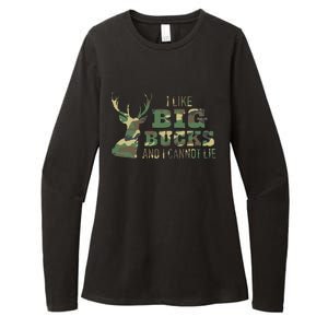 I Like Big Bucks And I Cannot Lie Camo Gift Womens CVC Long Sleeve Shirt