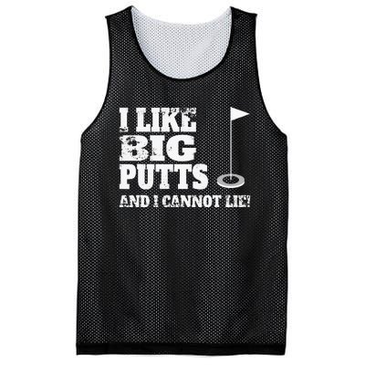 I Like Big Putts And I Cannot Lie Funny Golf Mesh Reversible Basketball Jersey Tank