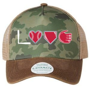 I Love Baseball Player Cute Baseball Pitcher Hitter Catcher Cute Gift Legacy Tie Dye Trucker Hat