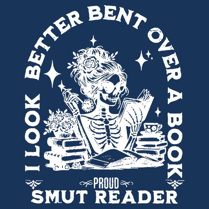 I Look Better Bent Over A Book Smut Reader 7-Panel Snapback Hat
