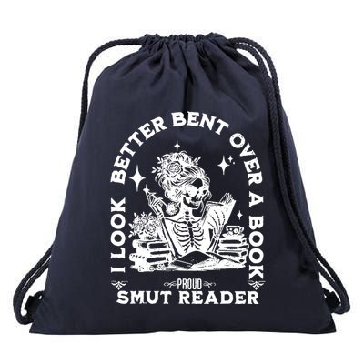 I Look Better Bent Over A Book Smut Reader Drawstring Bag