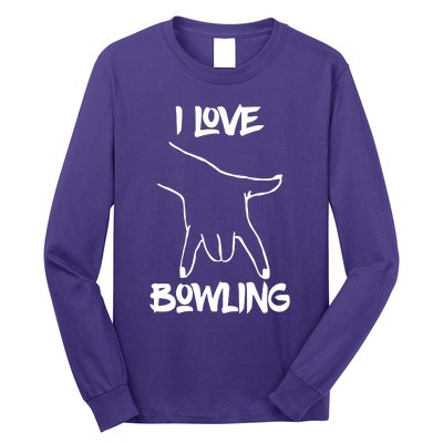 I Love Bowling Long Sleeve Shirt