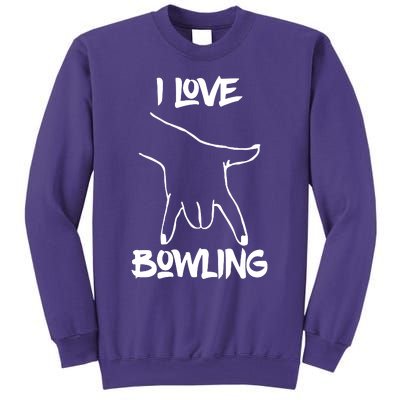 I Love Bowling Sweatshirt