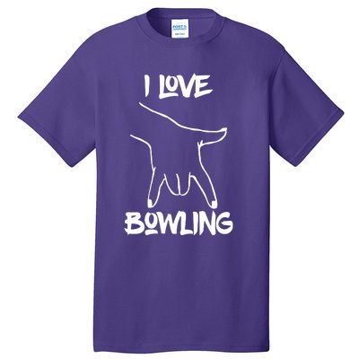 I Love Bowling Tall T-Shirt