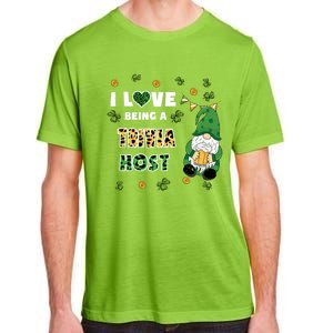 I Love Being Trivia Host Gnome St Patricks Day Gift Adult ChromaSoft Performance T-Shirt