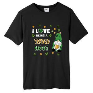 I Love Being Trivia Host Gnome St Patricks Day Gift Tall Fusion ChromaSoft Performance T-Shirt