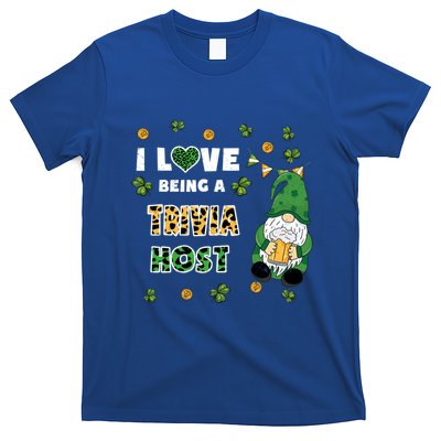 I Love Being Trivia Host Gnome St Patricks Day Gift T-Shirt