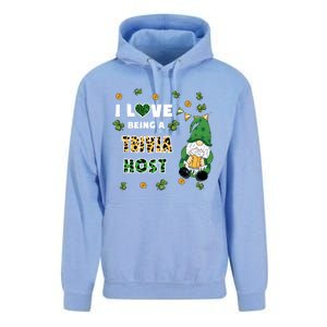 I Love Being Trivia Host Gnome St Patricks Day Gift Unisex Surf Hoodie