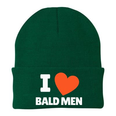 I Love Bald I Heart Bald Lovers Knit Cap Winter Beanie