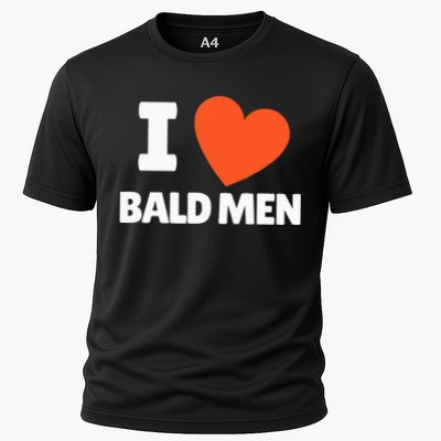 I Love Bald I Heart Bald Lovers Performance Shirt