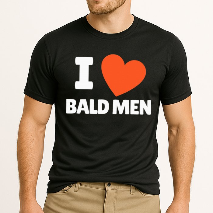 I Love Bald I Heart Bald Lovers Cooling Performance Crew T-Shirt
