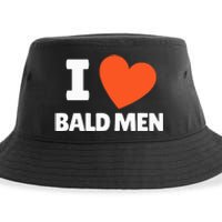 I Love Bald I Heart Bald Lovers Sustainable Bucket Hat