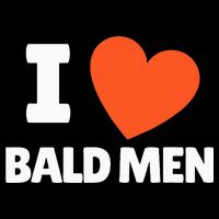 I Love Bald I Heart Bald Lovers 16 in Basic Backpack