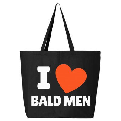 I Love Bald I Heart Bald Lovers 25L Jumbo Tote