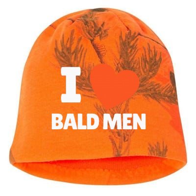 I Love Bald I Heart Bald Lovers Kati - Camo Knit Beanie