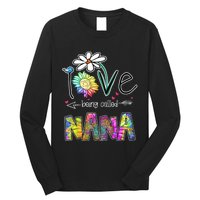 I Love Being Called Nana Sunflower MotherS Day Gift Long Sleeve Shirt