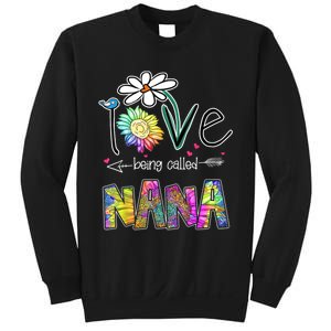 I Love Being Called Nana Sunflower MotherS Day Gift Sweatshirt