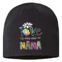 I Love Being Called Nana Sunflower MotherS Day Gift Sustainable Beanie