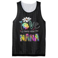 I Love Being Called Nana Sunflower MotherS Day Gift Mesh Reversible Basketball Jersey Tank