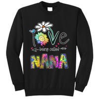 I Love Being Called Nana Sunflower MotherS Day Gift Tall Sweatshirt