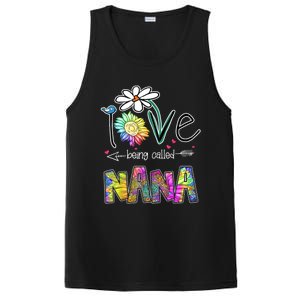 I Love Being Called Nana Sunflower MotherS Day Gift PosiCharge Competitor Tank