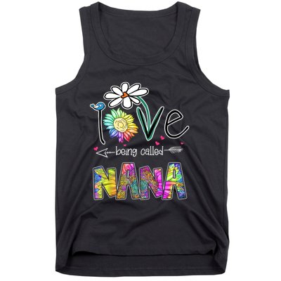 I Love Being Called Nana Sunflower MotherS Day Gift Tank Top