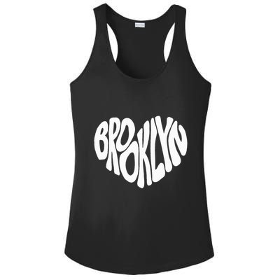 I Love Brooklyn New York Nyc Ladies PosiCharge Competitor Racerback Tank