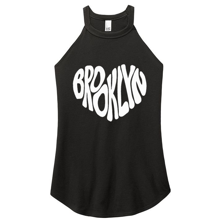 I Love Brooklyn New York Nyc Women's Perfect Tri Rocker Tank