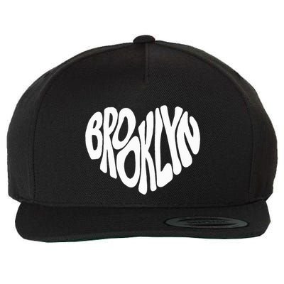 I Love Brooklyn New York Nyc Wool Snapback Cap